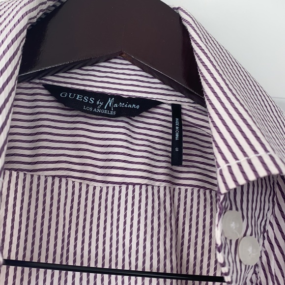 Guess by Marciano Striped Dress Shirt - Size S - Picture 4 of 5